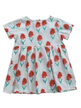Bobo Choses Size 2-3 Years Petunia Floral Woven Organic Cotton Dress